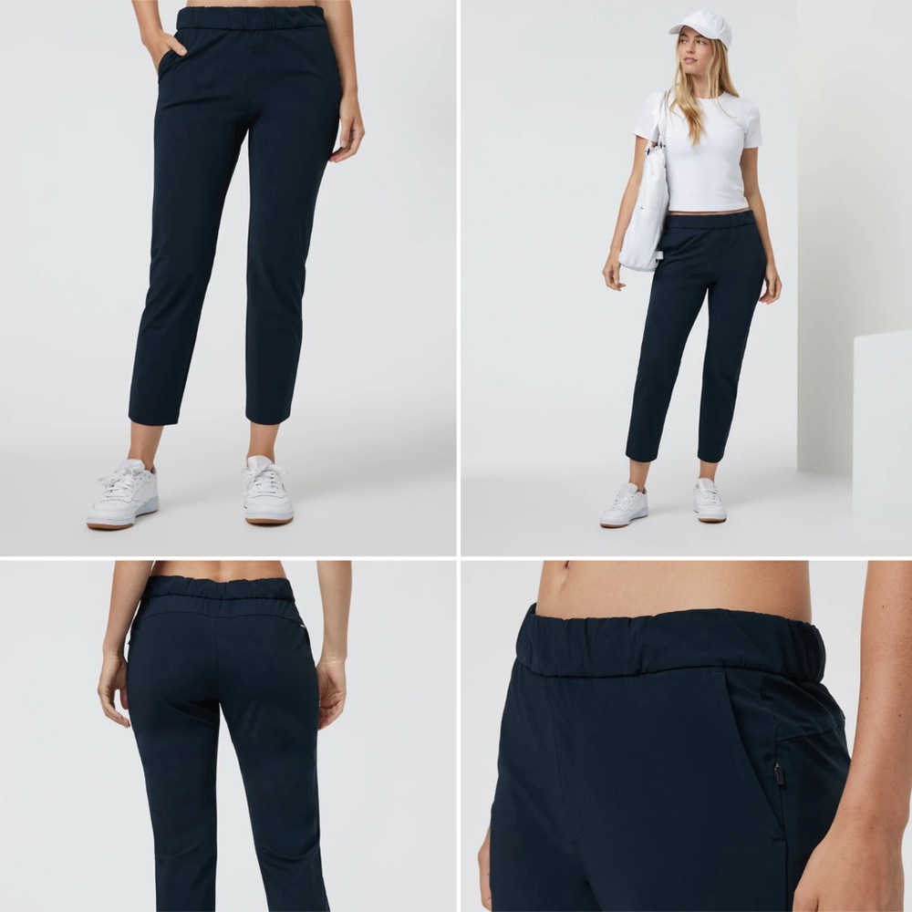 Vuori Women's Dark Blue Miles Ankle Pants, Small